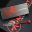 Picture of MICROTECH LUDT GEN III AUTO KNIFE, S/E, MERLOT, 3.5 INCH, BLACK BLADE, 1135-1MR