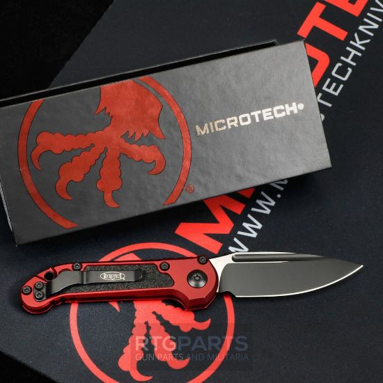 Picture of MICROTECH LUDT GEN III AUTO KNIFE, S/E, MERLOT, 3.5 INCH, BLACK BLADE, 1135-1MR