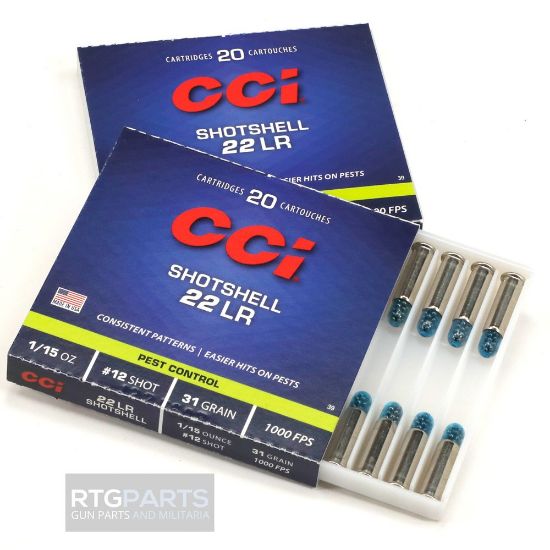 Picture of CCI SHOTSHELL 22LR 31GR #12 SHOT SIZE, 20RD BOX