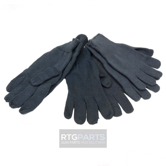 GREEK BLUE GLOVE LINERS LIKE NEW, MEDIUM 7-7.5 , Gloves, Mittens, Cold Weather Gear, Surplus, PLT-369-A, RTG Parts