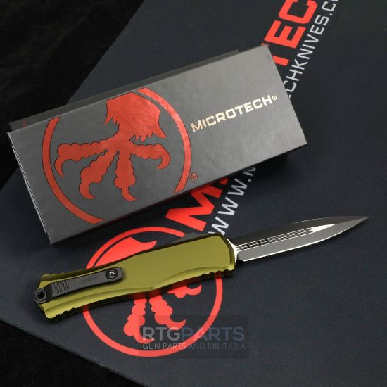 Picture of MICROTECH HERA II D/E OTF AUTOMATIC KNIFE, OD GREEN, 4 INCH, 1702-1OD