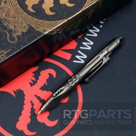 Picture of MICROTECH KYROH MINI TITANIUM DLC BOLT-ACTION TACTICAL PEN WITH TRITIUM INSERT 4.8", 403M-TI-DLCTRI