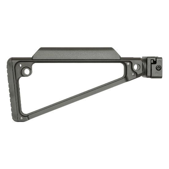 Picture of MIDWEST INDUSTRIES TRIANGLE SIDE FOLDING STOCK FOR PICATINNY, BLACK