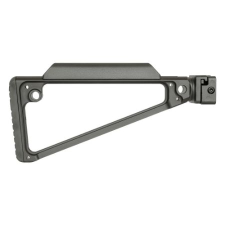 Picture of TRIANGLE SIDE FOLDING STOCK FOR PICATINNY, BLACK, MIDWEST INDUSTRIES
