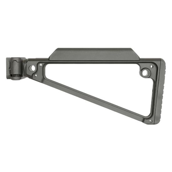 Picture of MIDWEST INDUSTRIES TRIANGLE SIDE FOLDING STOCK FOR PICATINNY, BLACK