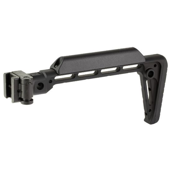 Picture of MIDWEST INDUSTRIES MINIMALIST SIDE FOLDING STOCK FOR PICATINNY, BLACK