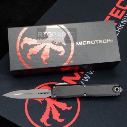 Picture of MICROTECH ULTRATECH GEN III ZERO BLADE PLAY OTF AUTOMATIC KNIFE, 3.5" M390 D/E DAGGER, APOCALYPTIC, 1122-10AP
