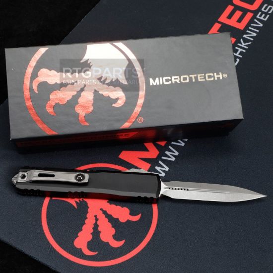 Picture of MICROTECH ULTRATECH GEN III ZERO BLADE PLAY OTF AUTOMATIC KNIFE, 3.5" M390 D/E DAGGER, APOCALYPTIC, 1122-10AP