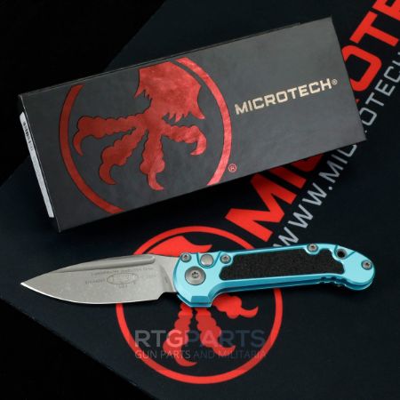 Picture of MICROTECH LUDT GEN III AUTO KNIFE, S/E, TURQUOISE, 3.5 INCH, APOCALYPTIC, 1135-10APTQ