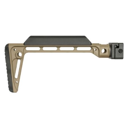 Picture of MINIMALIST SIDE FOLDING STOCK FOR PICATINNY, FDE, MIDWEST INDUSTRIES