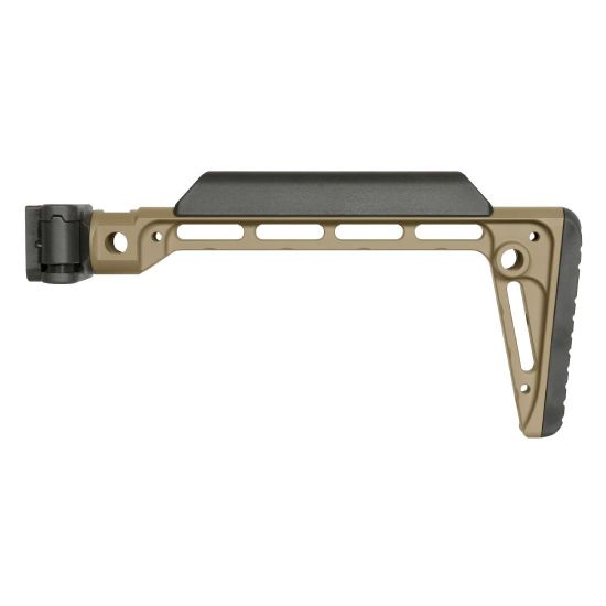 Picture of MINIMALIST SIDE FOLDING STOCK FOR PICATINNY, FDE, MIDWEST INDUSTRIES