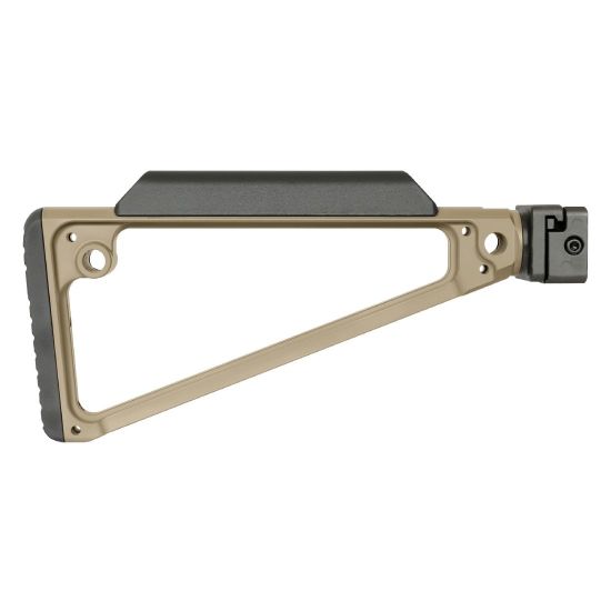 Picture of TRIANGLE SIDE FOLDING STOCK FOR PICATINNY, FDE, MIDWEST INDUSTRIES