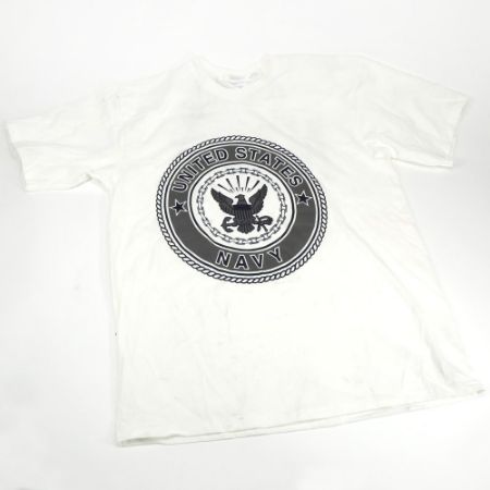 Picture of GENUINE US NAVY WHITE T-SHIRT NEW, US MADE, SIZE LARGE