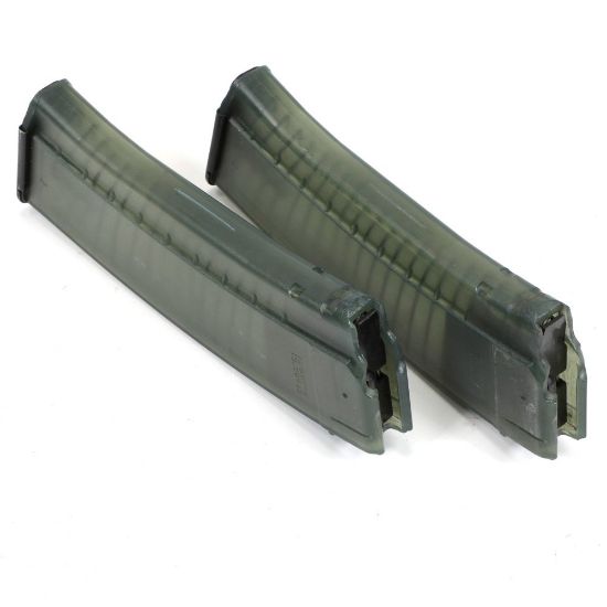 Picture of 2-PACK OF POLISH GREEN TRANSLUCENT BERYL AK 5.56NATO 30RD MAGS