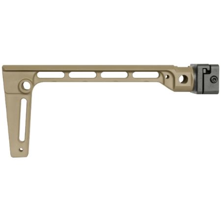 Picture of ARM BRACE, SIDE FOLDING, FOR PICATINNY, FDE, MIDWEST INDUSTRIES