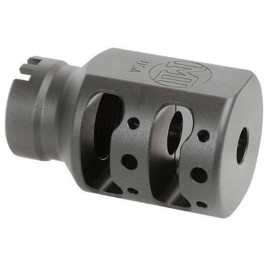 Picture of MIDWEST INDUSTRIES ALPHA TANK BRAKE, BLACK NITRIDE, 24MM