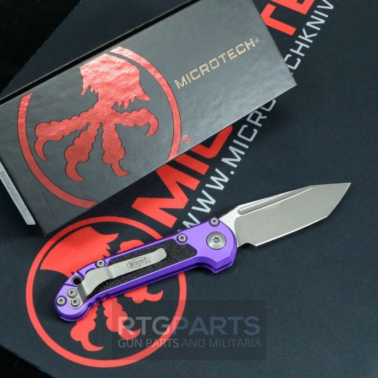 Picture of MICROTECH LUDT GEN III AUTO KNIFE, T/E, PURPLE, 3.5 INCH, APOCALYPTIC, 1136-10APPU
