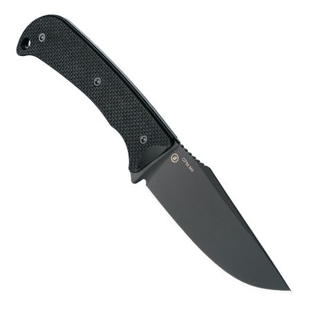 Hogue, Extrak XL, Fixed Blade Knife, CPM M4 Steel, Plain Edge, 3.9 Clip Point Blade, Cerakote Finish, Black G-10 Handle, Black Blade, Includes Sheath, 743108358542, GER-35854, RTG Parts