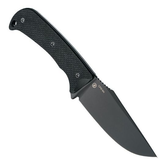 Hogue, Extrak XL, Fixed Blade Knife, CPM M4 Steel, Plain Edge, 3.9 Clip Point Blade, Cerakote Finish, Black G-10 Handle, Black Blade, Includes Sheath, 743108358542, GER-35854, RTG Parts