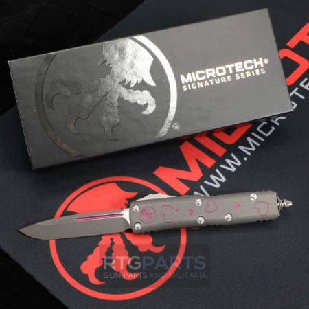 Picture of MICROTECH UTX-85 S/E OTF AUTOMATIC KNIFE, VALENTINE'S THEMED, 3.125 INCH, 231-1VDS