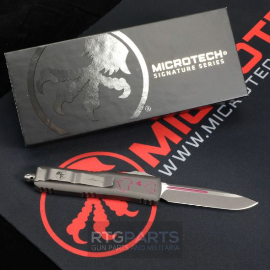Picture of MICROTECH UTX-85 S/E OTF AUTOMATIC KNIFE, VALENTINE'S THEMED, 3.125 INCH, 231-1VDS