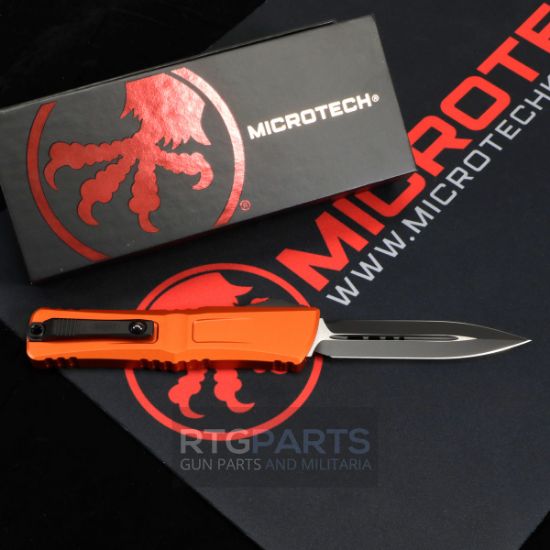 Picture of MICROTECH COMBAT TROODON GEN III D/E OTF AUTOMATIC KNIFE, ORANGE, 4 INCH, 1142-1OR