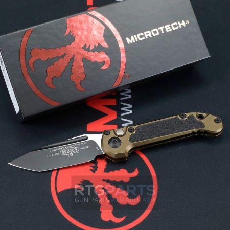 Picture of MICROTECH LUDT GEN III AUTO KNIFE, T/E, 3.5 INCH, OD GREEN, BLACK STANDARD, 1136-1OD