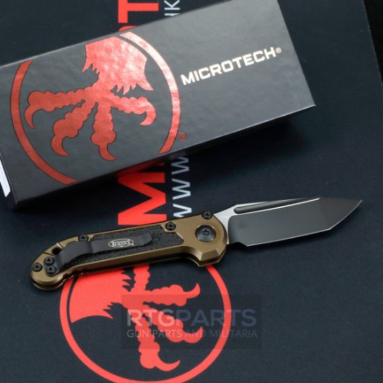 Picture of MICROTECH LUDT GEN III AUTO KNIFE, T/E, 3.5 INCH, OD GREEN, BLACK STANDARD, 1136-1OD