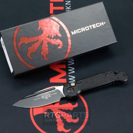Picture of MICROTECH LUDT GEN III AUTO KNIFE, S/E, 3.5 INCH, BLACK TACTICAL, 1135-1T