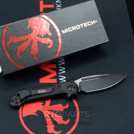 Picture of MICROTECH LUDT GEN III AUTO KNIFE, S/E, 3.5 INCH, BLACK TACTICAL, 1135-1T