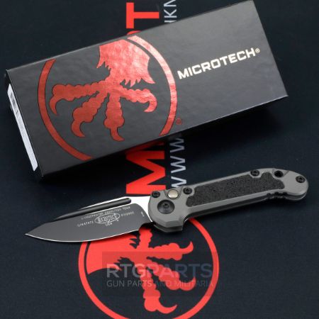 Picture of MICROTECH LUDT GEN III AUTO KNIFE, NATURAL CLEAR, S/E, 3.5 INCH, BLACK TACTICAL BLADE, 1135-1NC