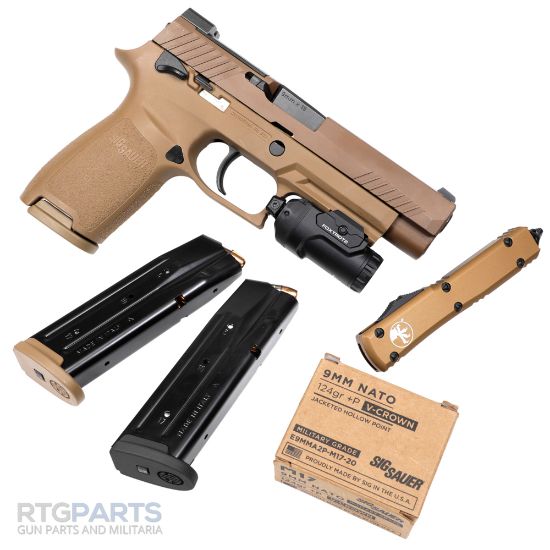 Picture of MICROTECH ULTRATECH T/E OTF AUTOMATIC KNIFE, TAN, 3.4 INCH, BLACK BLADE, 123-1TA