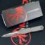 Picture of MICROTECH ULTRATECH GEN III ZERO BLADE PLAY OTF AUTOMATIC KNIFE, NATURAL CLEAR, 3.5" M390 D/E DAGGER, PARTIAL SERRATED, APOCALYPTIC, 1122-11APNC