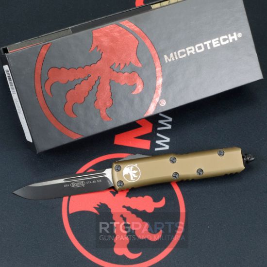Picture of MICROTECH UTX-85 S/E OTF AUTOMATIC KNIFE, OD GREEN, 3.125 INCH, 231-1OD