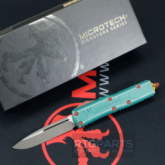 Picture of MICROTECH UTX-85 BOUNTY HUNTER S/E OTF AUTOMATIC KNIFE, 3.125 INCH, APOCALYPTIC, 231-10BH