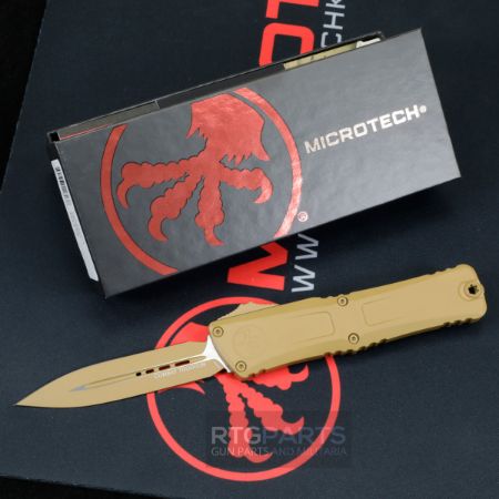 Picture of MICROTECH COMBAT TROODON GEN III D/E OTF AUTOMATIC KNIFE, CERAKOTE RAL-8000, 4 INCH BLADE, 1142-1CRA