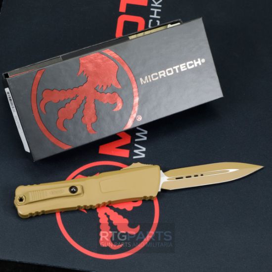 Picture of MICROTECH COMBAT TROODON GEN III D/E OTF AUTOMATIC KNIFE, CERAKOTE RAL-8000, 4 INCH BLADE, 1142-1CRA