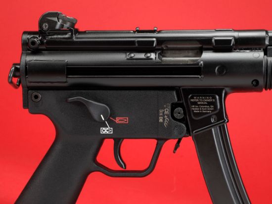 HK SP5K With Brace Combo, Heckler & Koch, SP5K, Pistol, Semi-automatic, 9MM, Threaded Barrel, Steel Receiver, Black, Polymer Pistol Grip, Iron Sights, 2x 30rd Mags, Ambidextrous, 642230261815, FFL-HKK-81000481, RTG Parts