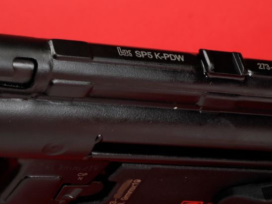 HK SP5K With Brace Combo, Heckler & Koch, SP5K, Pistol, Semi-automatic, 9MM, Threaded Barrel, Steel Receiver, Black, Polymer Pistol Grip, Iron Sights, 2x 30rd Mags, Ambidextrous, 642230261815, FFL-HKK-81000481, RTG Parts
