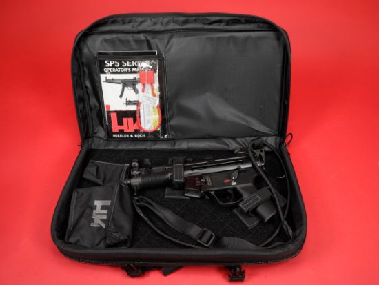 HK SP5K With Brace Combo, Heckler & Koch, SP5K, Pistol, Semi-automatic, 9MM, Threaded Barrel, Steel Receiver, Black, Polymer Pistol Grip, Iron Sights, 2x 30rd Mags, Ambidextrous, 642230261815, FFL-HKK-81000481, RTG Parts