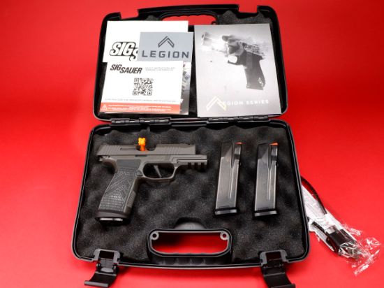 Picture of SIG SAUER P365 AXG LEGION COMP 3X17RD MAGS NIB, 365AXGCA-9-LEGION