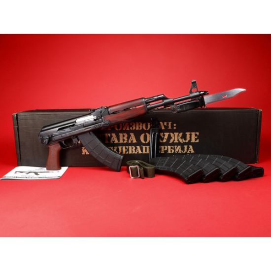 Picture of ZASTAVA M70 ZPAP UNDERFOLDER 7.62X39 AK47 BATTLE PACK, 6XMAGS, SLING, BAYONET