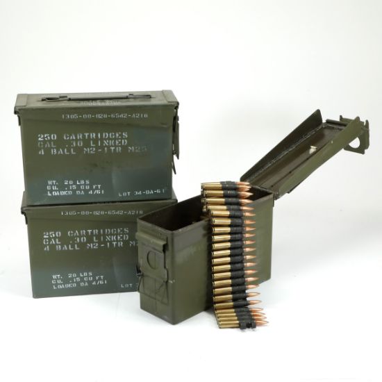 Picture of 600RDS LINKED 30-06 BALL WITH CANS (HEADSTAMP DEN 42)