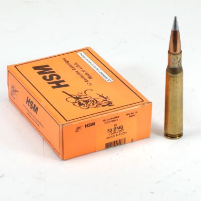 Picture of HSM .50BMG 750GR AMAX MATCH, 10RD BOX
