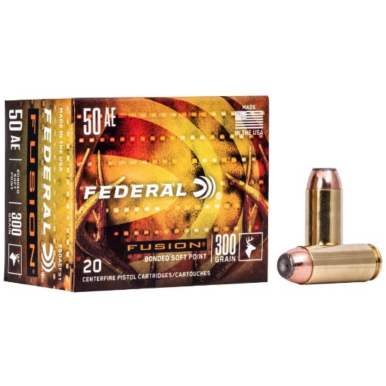 Picture of FEDERAL FUSION  50 ACTION EXPRESS 300GR SOFT POINT, 20RD BOX 