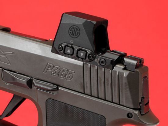 Picture of SIG SAUER P365 AXG LEGION COMP W/ ROMEOX RED DOT 3X17RD MAGS, 365AXGCA-9-LEGION-RXX