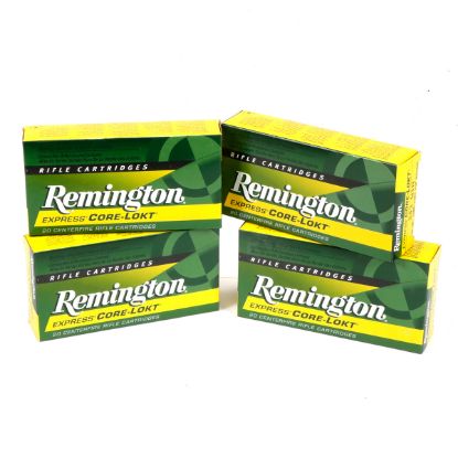 Picture of FOUR BOXES OF REMINGTON CORE-LOKT 243 WIN 100GR PSP