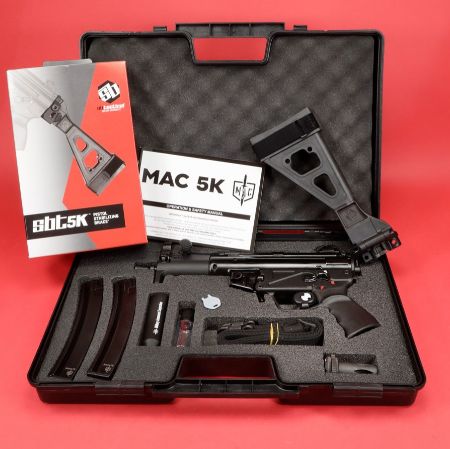 Picture of MILITARY ARMS CORP MAC5K 9MM PISTOL PACKAGE W/ NEW MP5K FOLDING BRACE