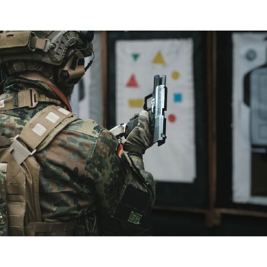 Picture of HK P8 A1, DA/SA 9MM, BUNDESWEHR VERSION OF THE USP, LETTER OF AUTHENTICITY