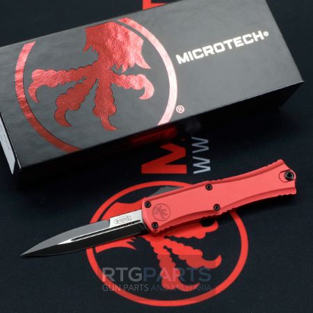 Picture of MICROTECH HERA II MINI D/E BAYONET OTF, AUTOMATIC KNIFE, RED, 3 INCH, STANDARD, 1701M-1RD
